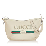 Gucci Logo Leather Shoulder Bag (31846)