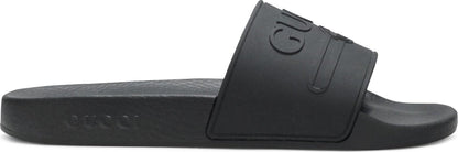 Gucci Logo Rubber Slide Sandal