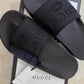 Gucci Logo Rubber Slide Sandal