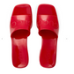 GUCCI LOGO RUBBER PLATFORM SLIDE SANDALS
