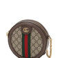 GUCCI MINI OPHIDIA GG SUPREME ROUND BAG