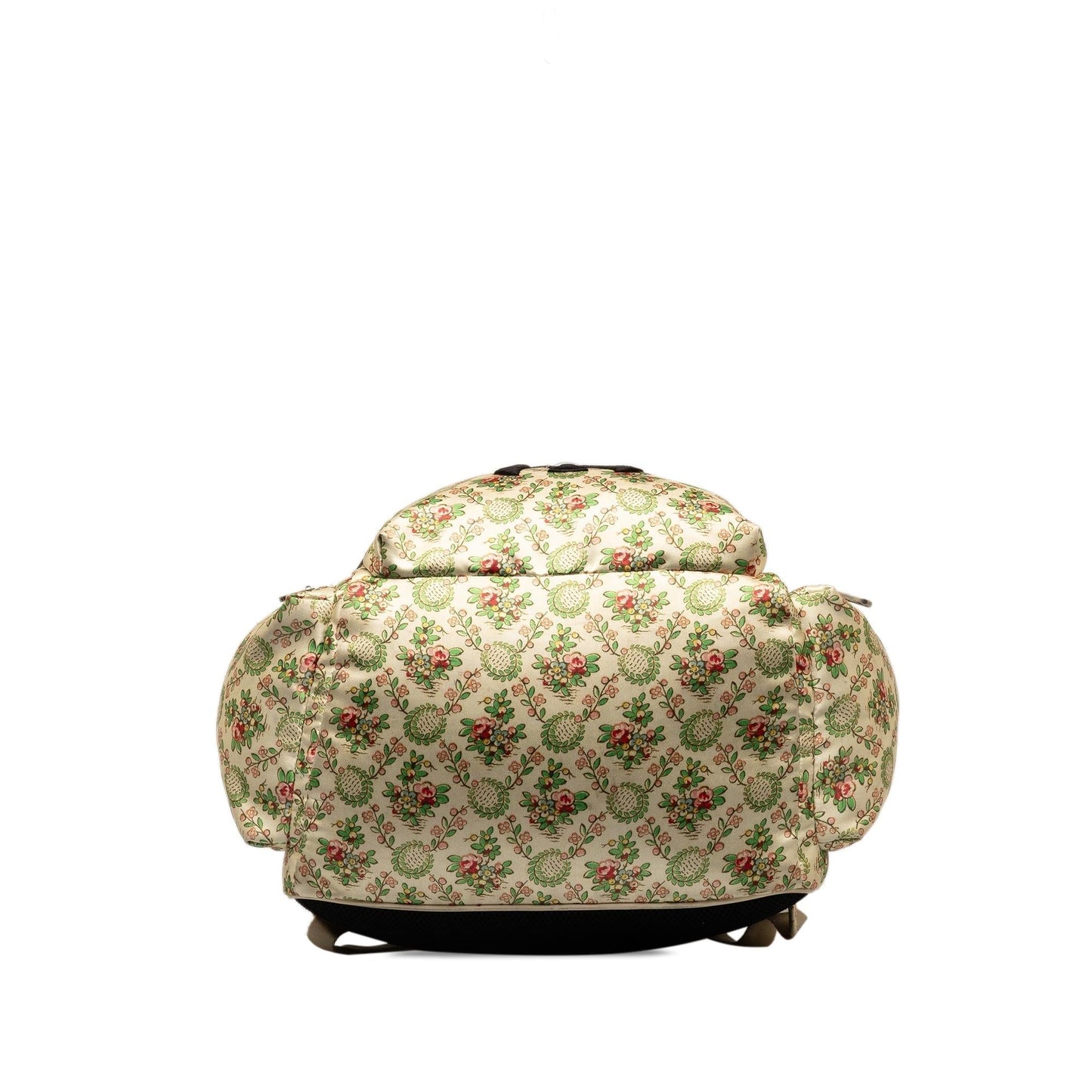 Gucci MLB Floral Satin NY Yankees Patch Backpack (RhoNm4)