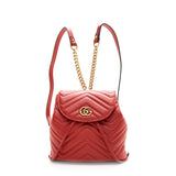 Gucci Matelasse Leather GG Marmont Mini Backpack