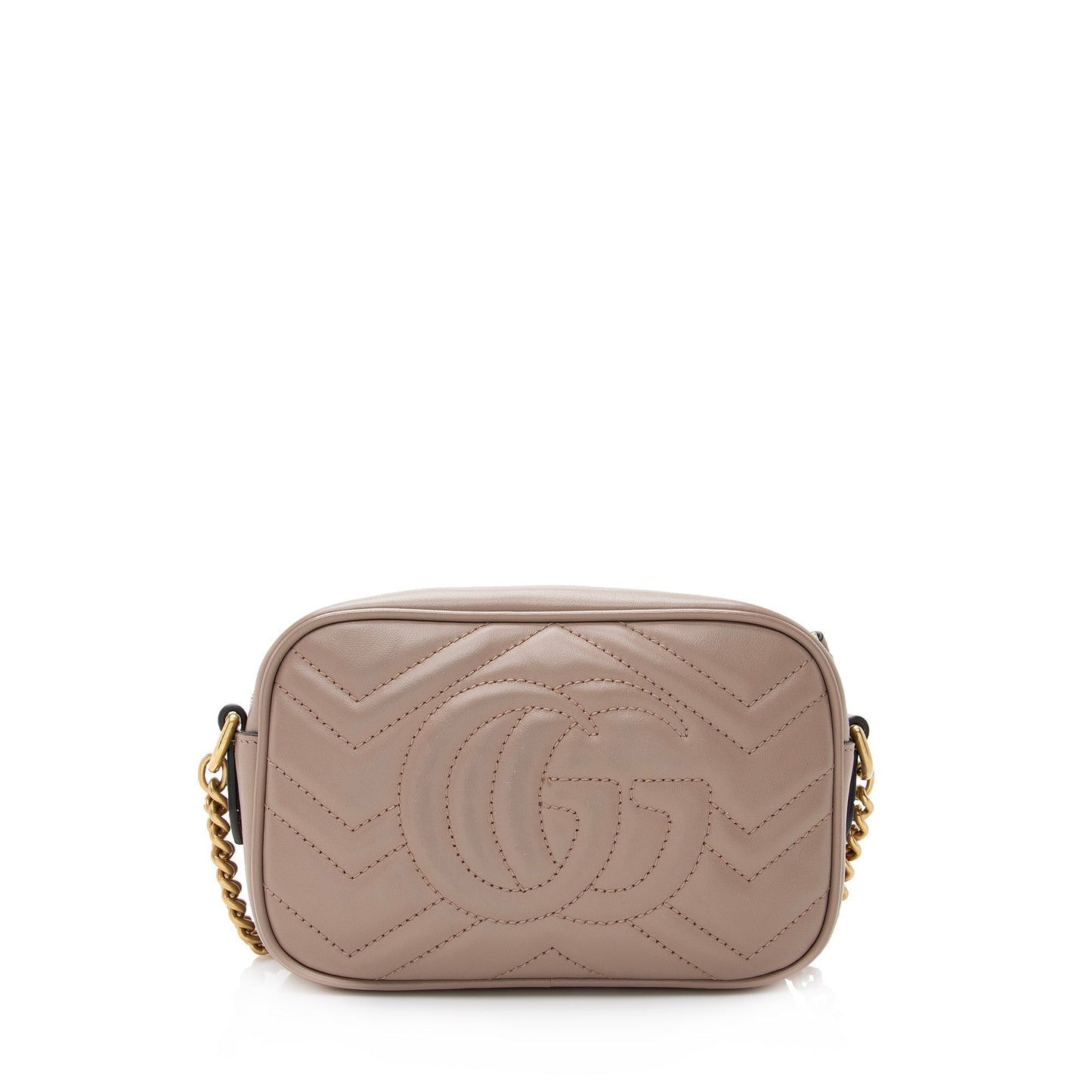 Gucci Matelasse Leather GG Marmont Mini Bag (SHF-22838)