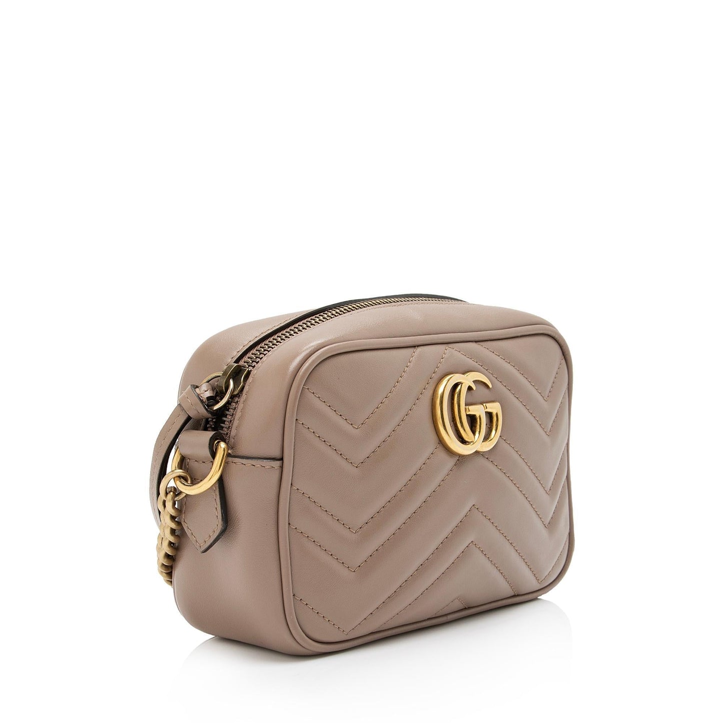 Gucci Matelasse Leather GG Marmont Mini Bag (SHF-W8HmMA)