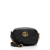 Gucci Matelasse Leather GG Marmont Mini Bag (SHF-3G1w1x)