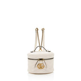 Gucci Matelasse Leather GG Marmont Round Mini Backpack (SHF-19850)