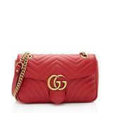 Gucci Matelasse Leather GG Marmont Small Bag (SHF-ijRyek)