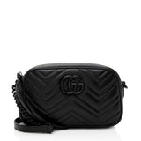 Gucci Matelasse Leather GG Marmont Small Shoulder Bag (SHF-sIFM1C)