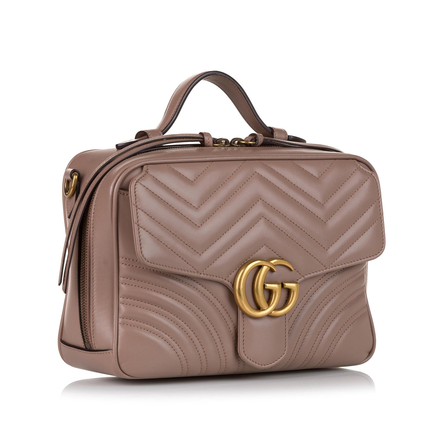 Gucci Matelasse Sylvie Web Small GG Marmont (35921)