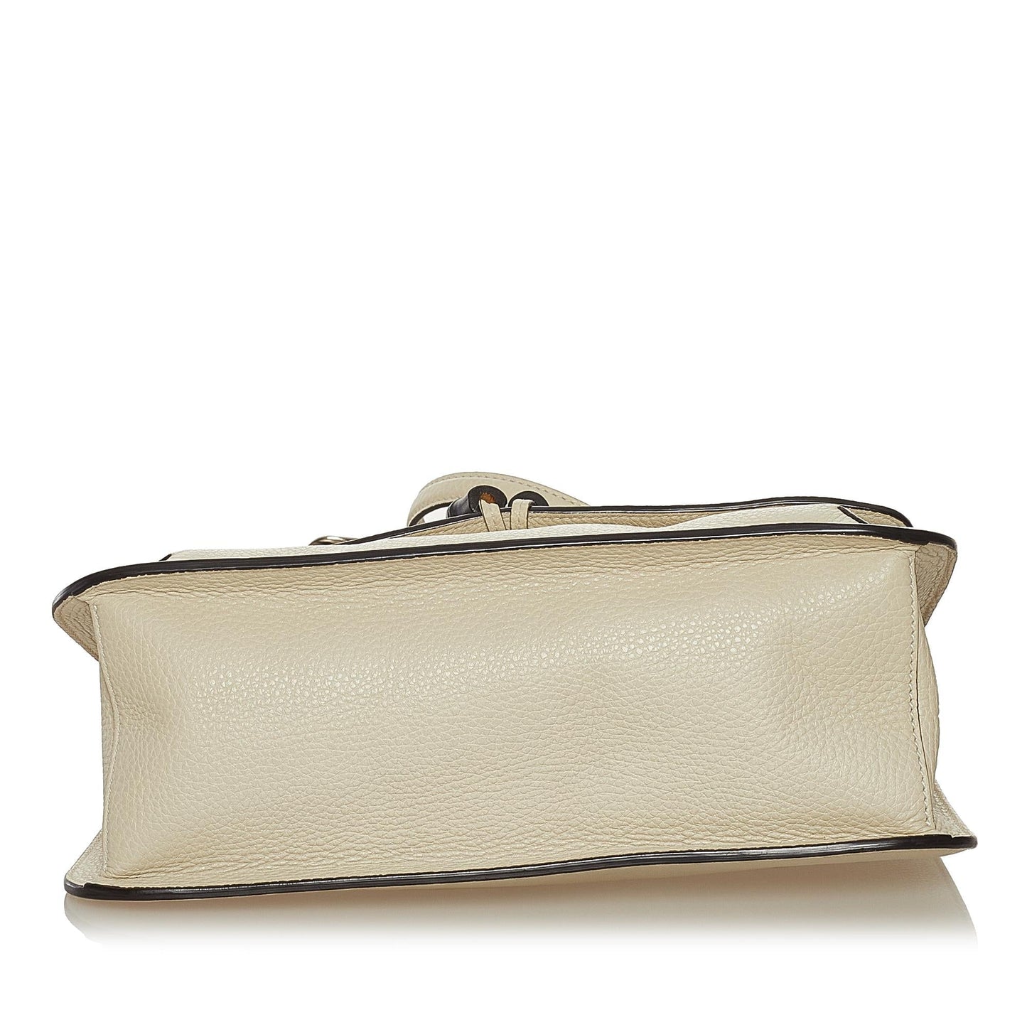 Gucci Medium Bamboo Daily Flap Leather Crossbody Bag (34409)