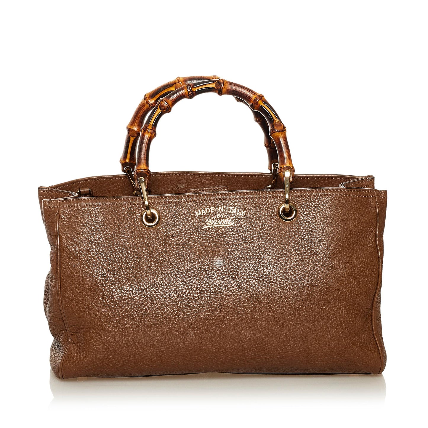 Gucci Medium Bamboo Shopper Leather Satchel (34935)