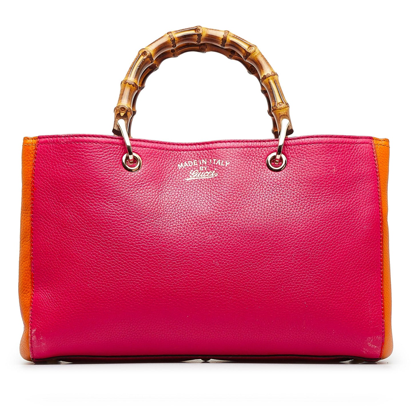 Gucci Medium Bicolor Bamboo Shopper (Sv82lq)