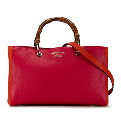Gucci Medium Bicolor Bamboo Shopper (XarzxK)