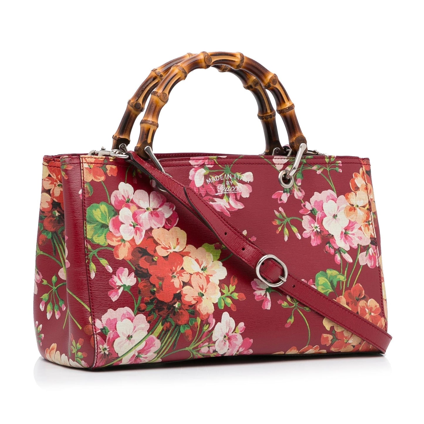 Gucci Medium Blooms Bamboo Shopper (NbVEVC)