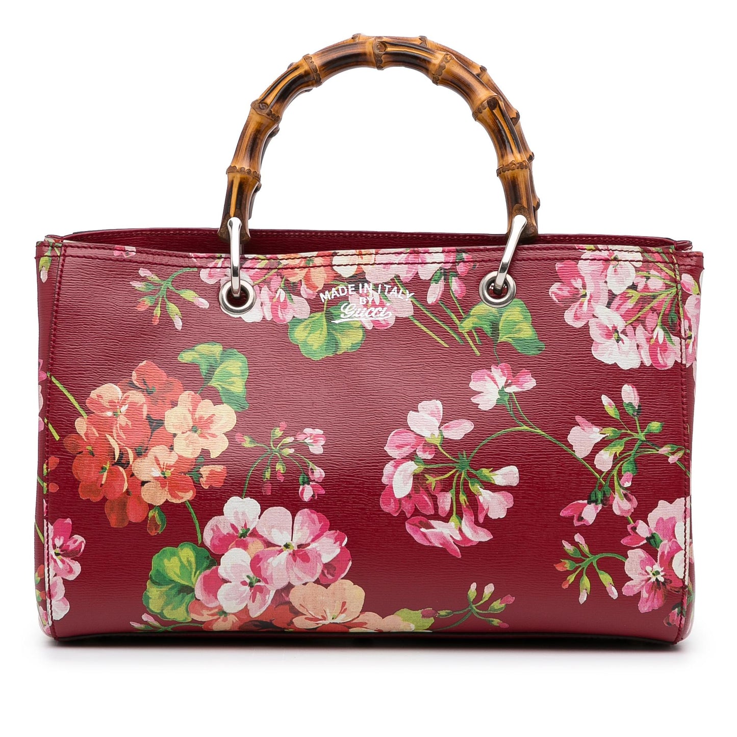 Gucci Medium Blooms Bamboo Shopper (iYBrtB)
