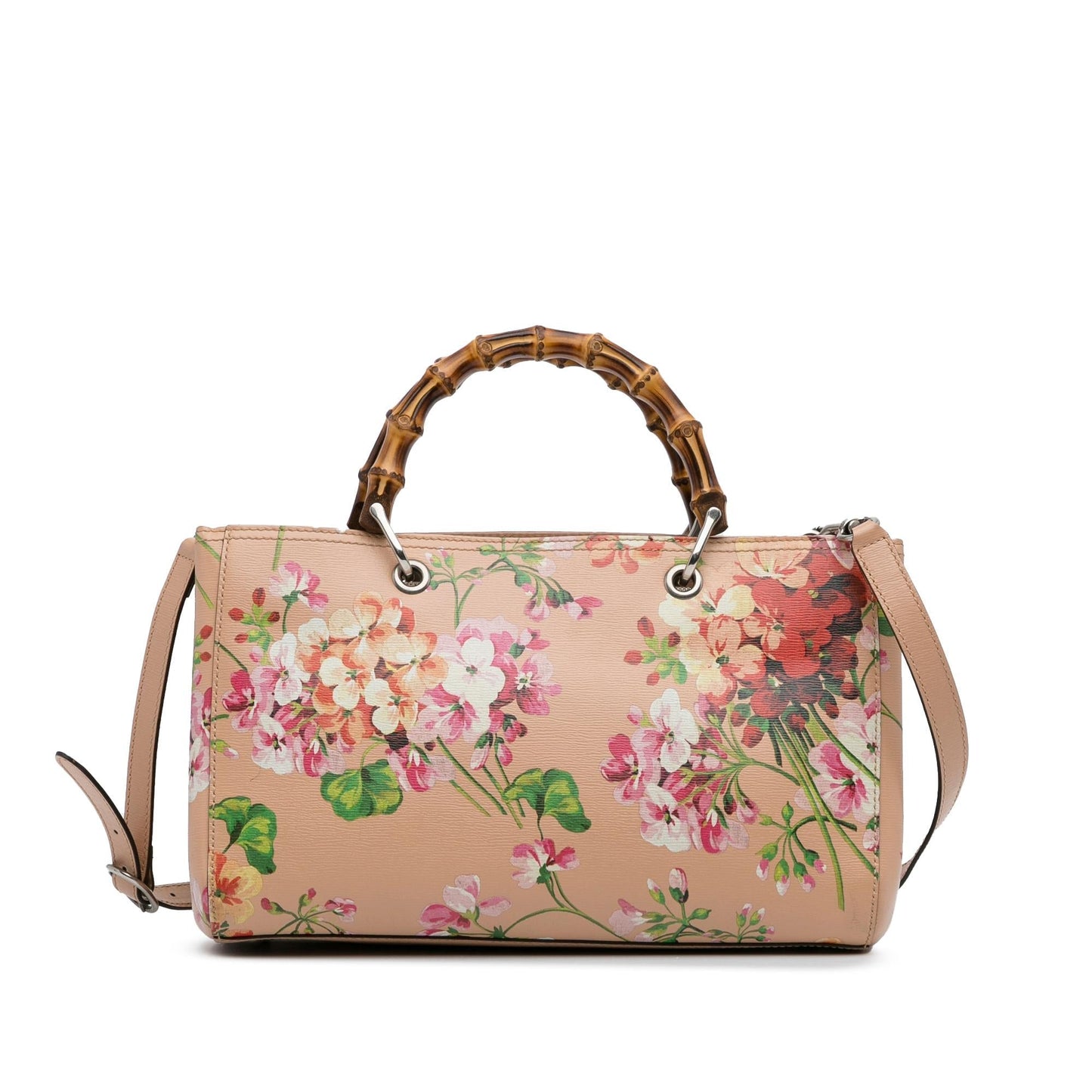 Gucci Medium Blooms Bamboo Shopper (7mrClL)