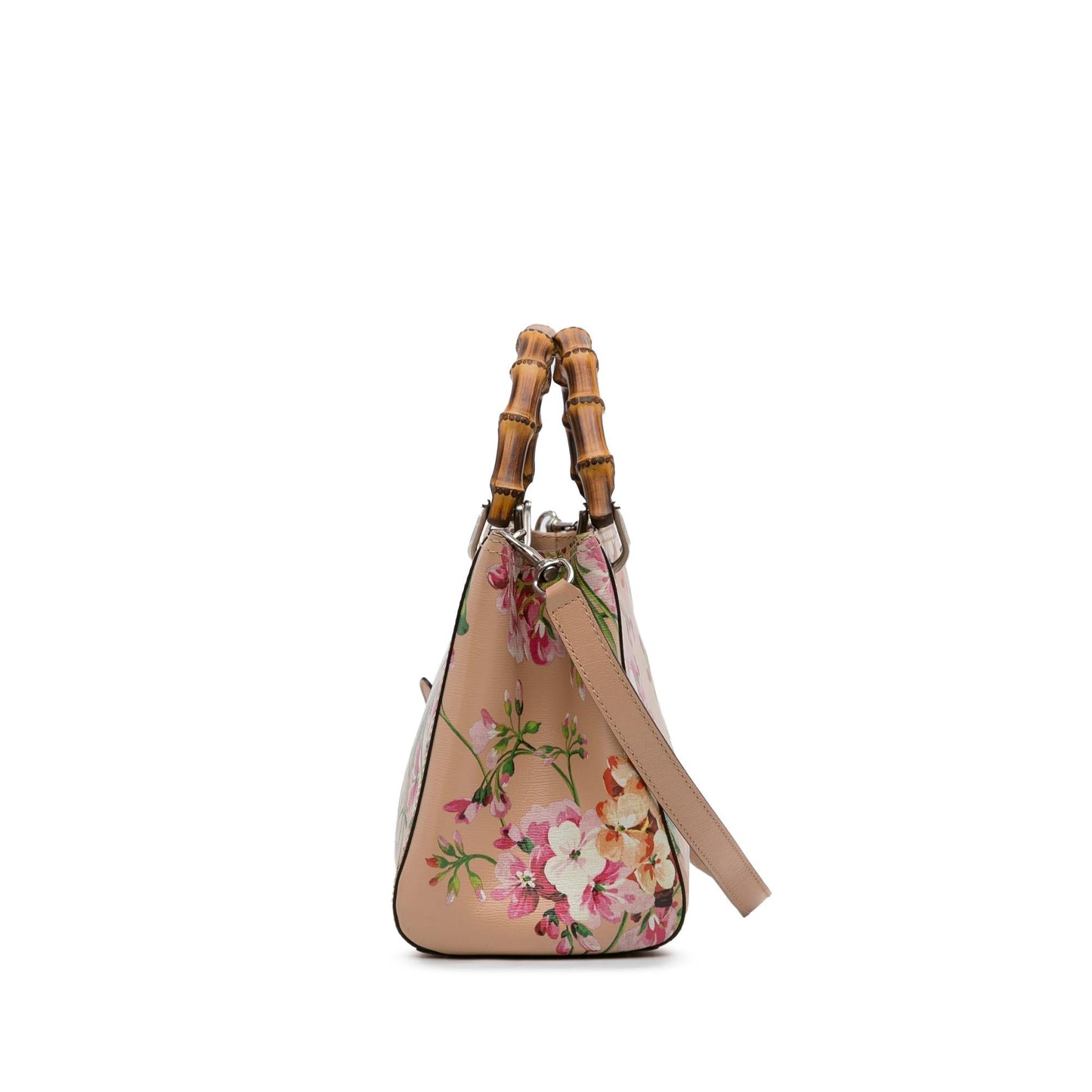 Gucci Medium Blooms Bamboo Shopper (7mrClL)