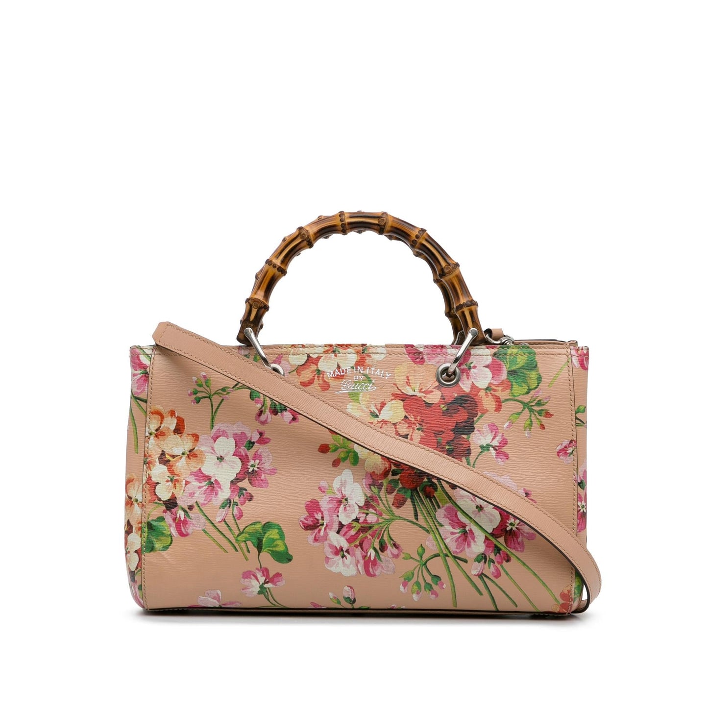 Gucci Medium Blooms Bamboo Shopper (7mrClL)