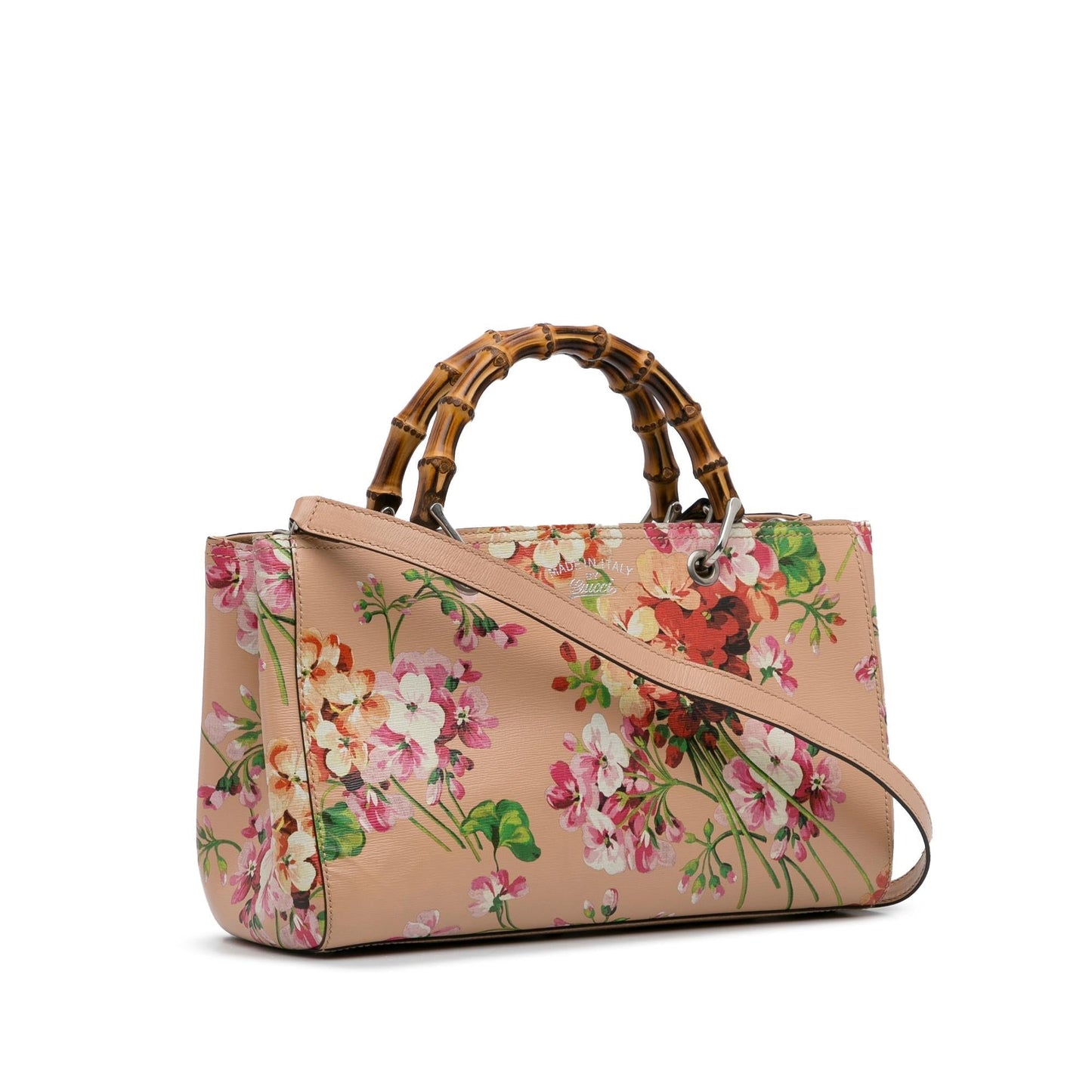 Gucci Medium Blooms Bamboo Shopper (7mrClL)