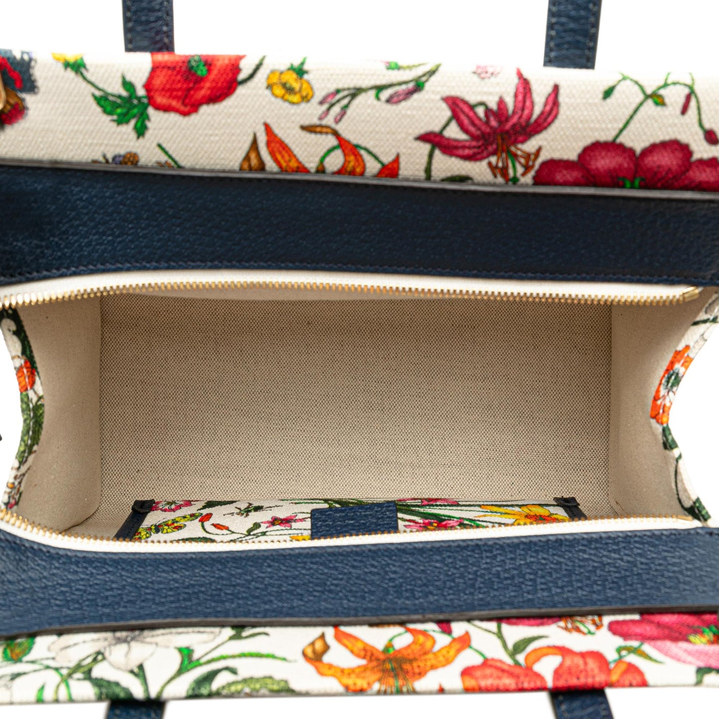 Gucci Medium Canvas Flora Satchel (UiHF9G)