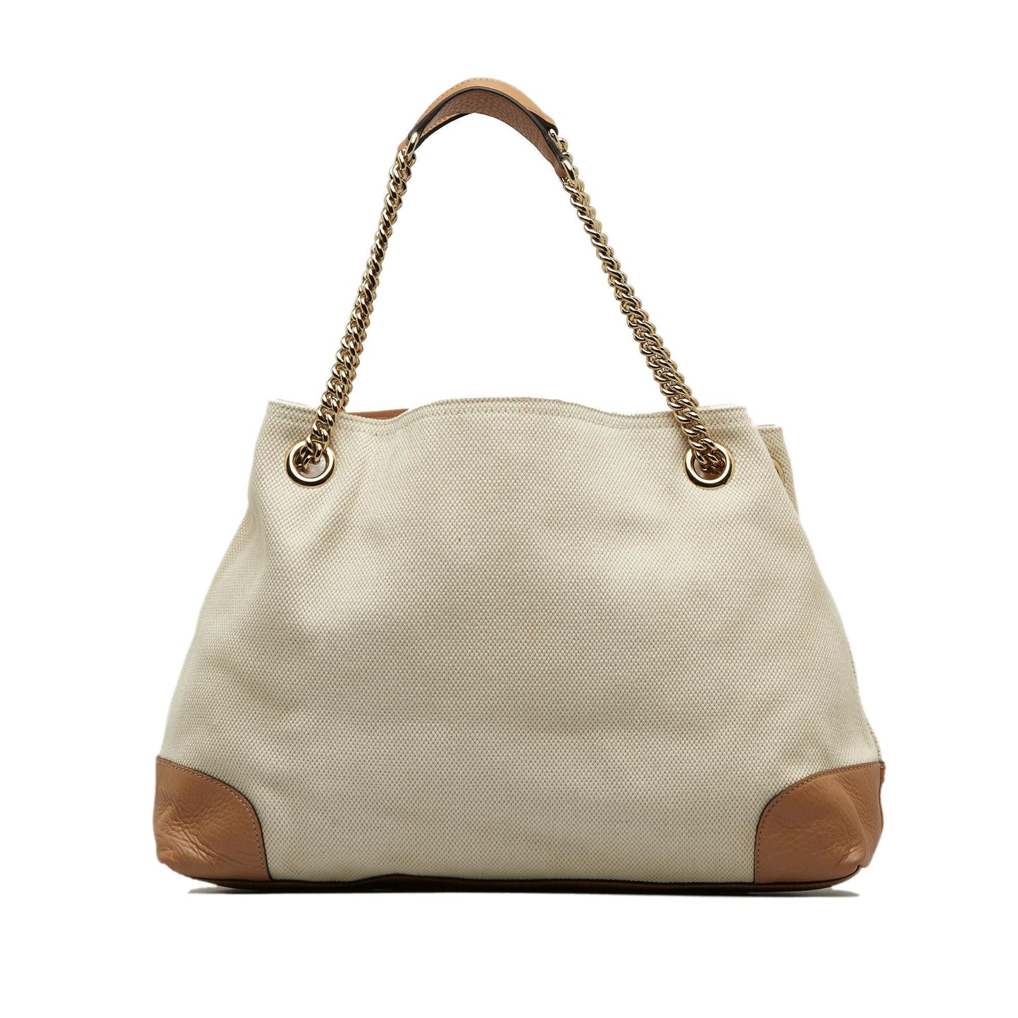 Gucci Medium Canvas Soho Chain Tote (MTThDG)
