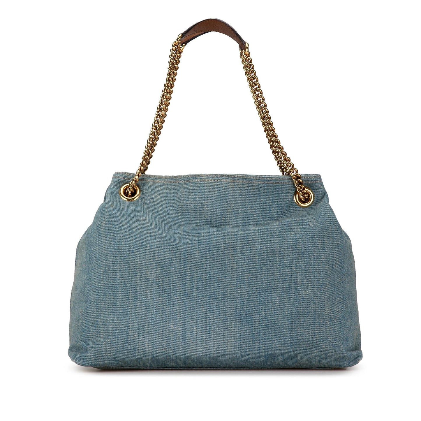 Gucci Medium Denim Soho Chain Tote (DkVIUR)
