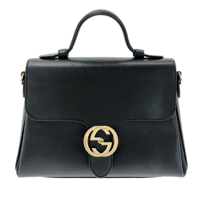 Gucci Medium Dollar Calf Interlocking G Satchel (q6A9lp)