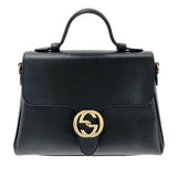 Gucci Medium Dollar Calf Interlocking G Satchel (q6A9lp)