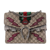 Gucci Medium Embellished GG Supreme Dionysus Shoulder Bag (46Vf23)