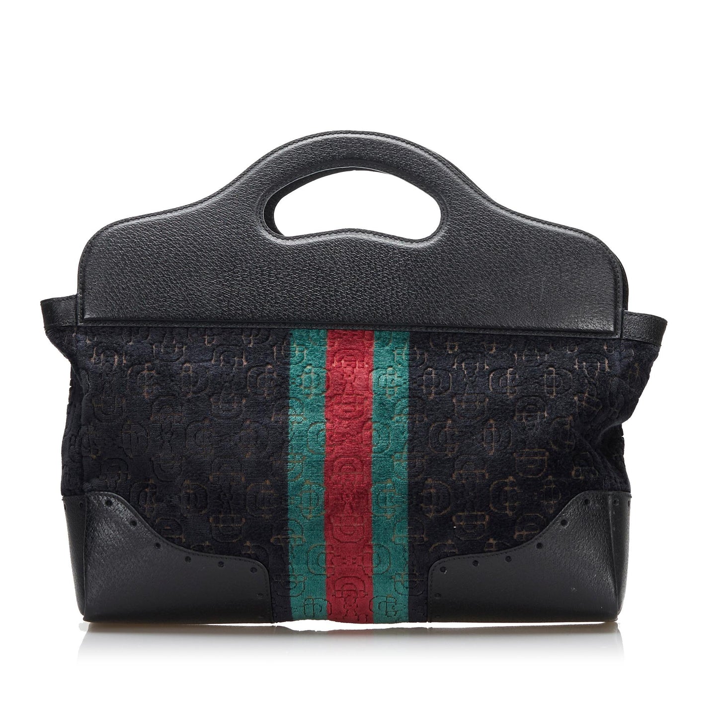 Gucci Medium Embossed Horsebit Velvet Punch Tote (LahSsr)