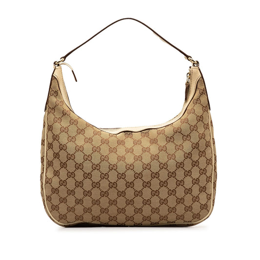 Gucci Medium GG Canvas Charmy Hobo (ZQzwN6)