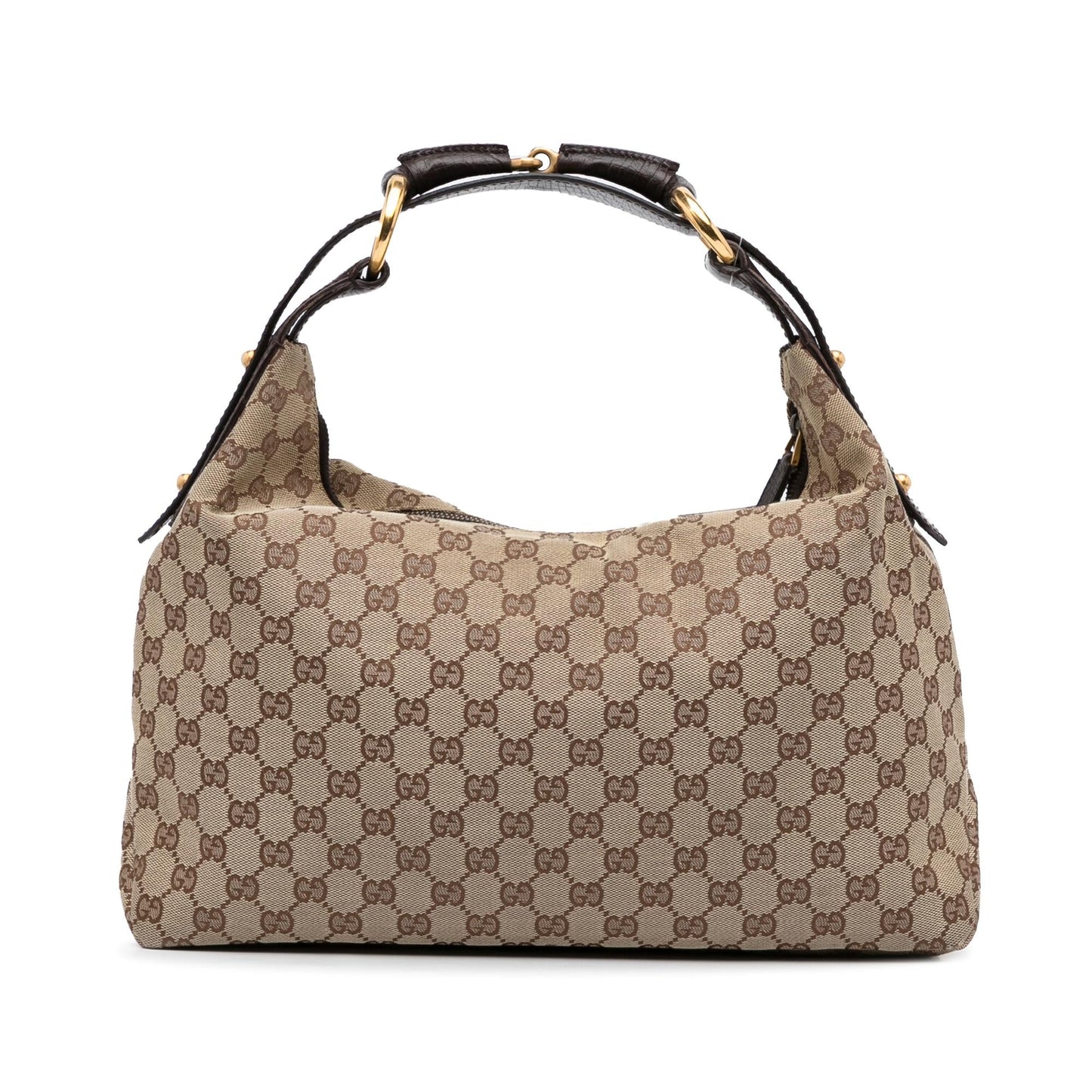 Gucci Medium GG Canvas Horsebit Hobo (EgWdH2)