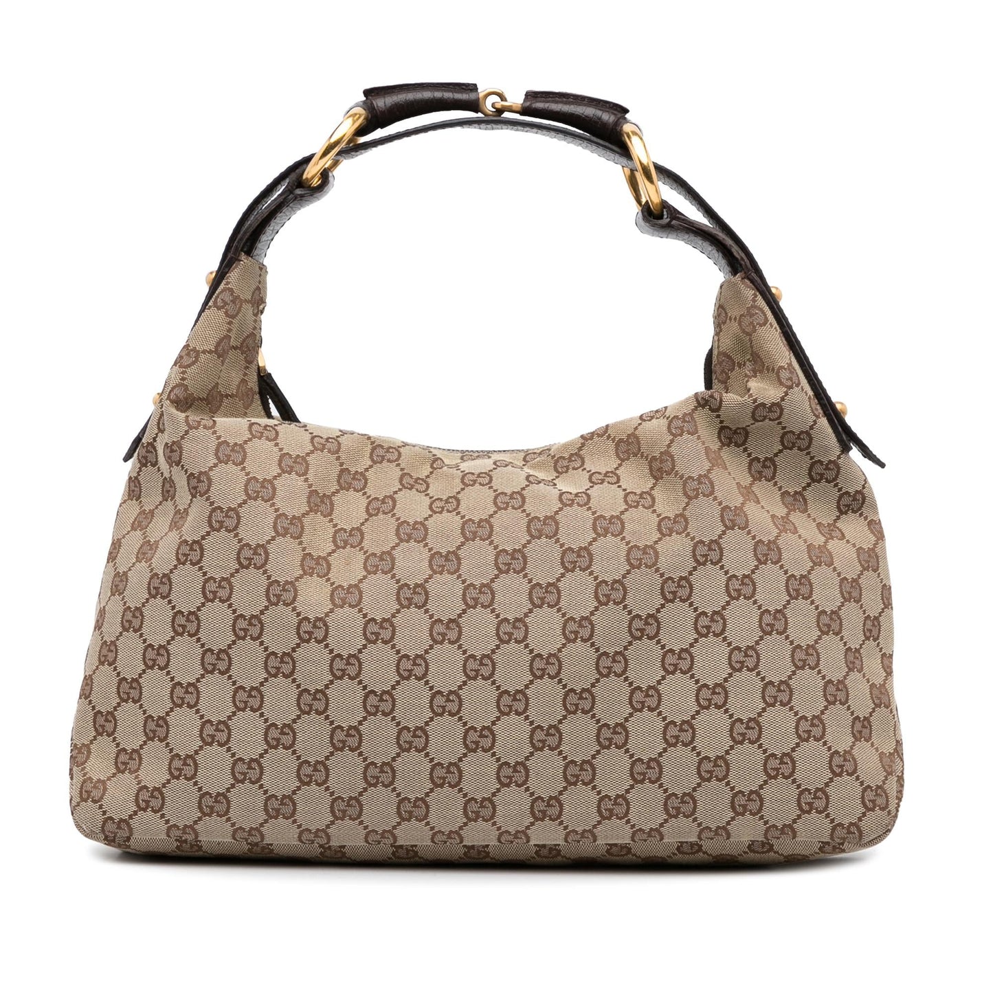 Gucci Medium GG Canvas Horsebit Hobo (EgWdH2)