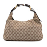 Gucci Medium GG Canvas Horsebit Hobo (EgWdH2)