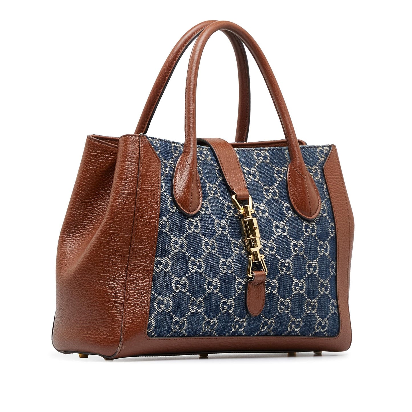 Gucci Medium GG Denim Jackie 1961 Tote (CSb5aI)