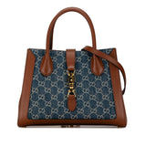 Gucci Medium GG Denim Jackie 1961 Tote (Um5mCw)