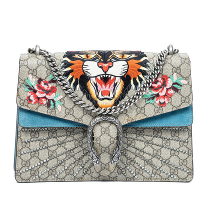 Gucci Medium GG Supreme Angry Cat Dionysus Shoulder Bag (4rmSJT)