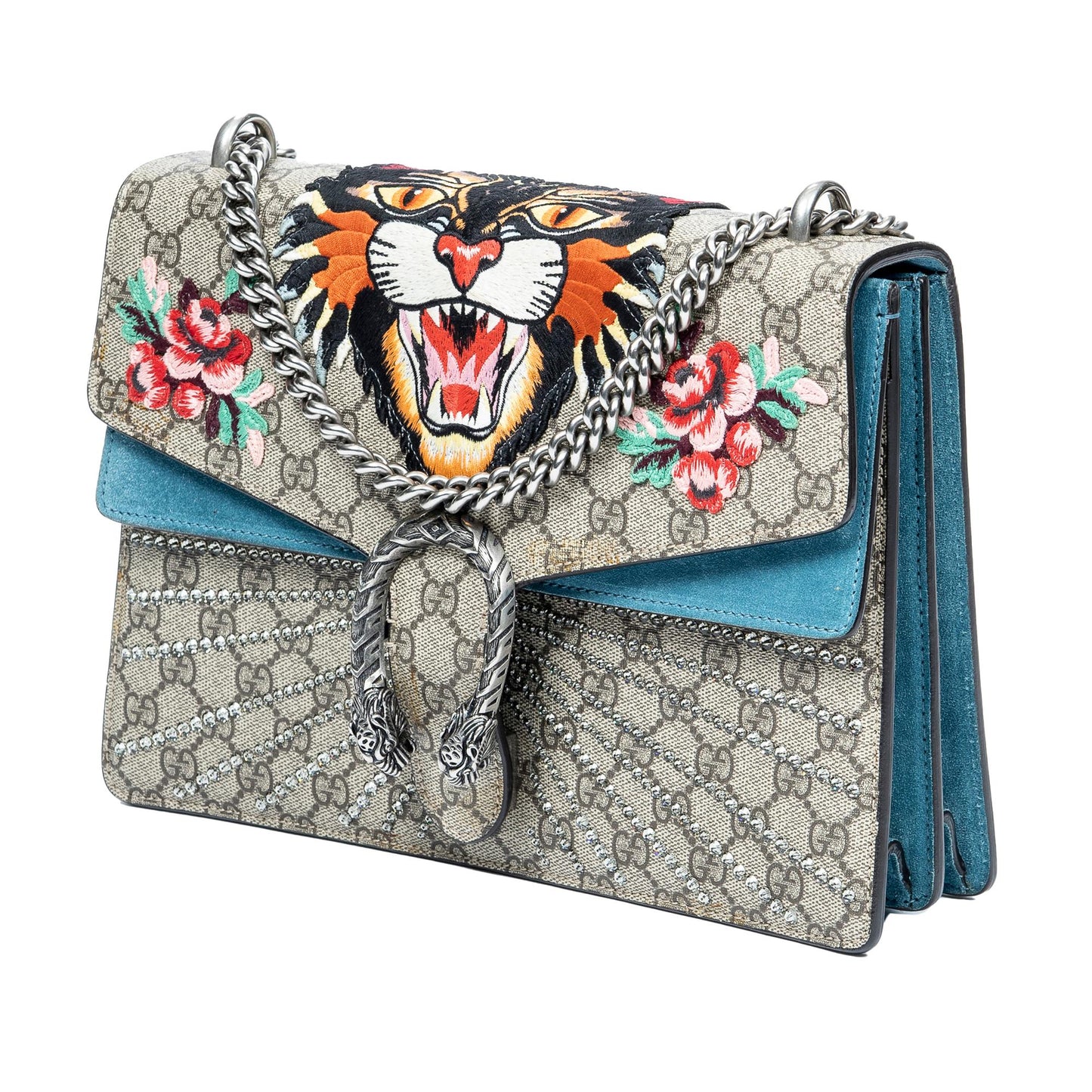 Gucci Medium GG Supreme Angry Cat Dionysus Shoulder Bag (4rmSJT)