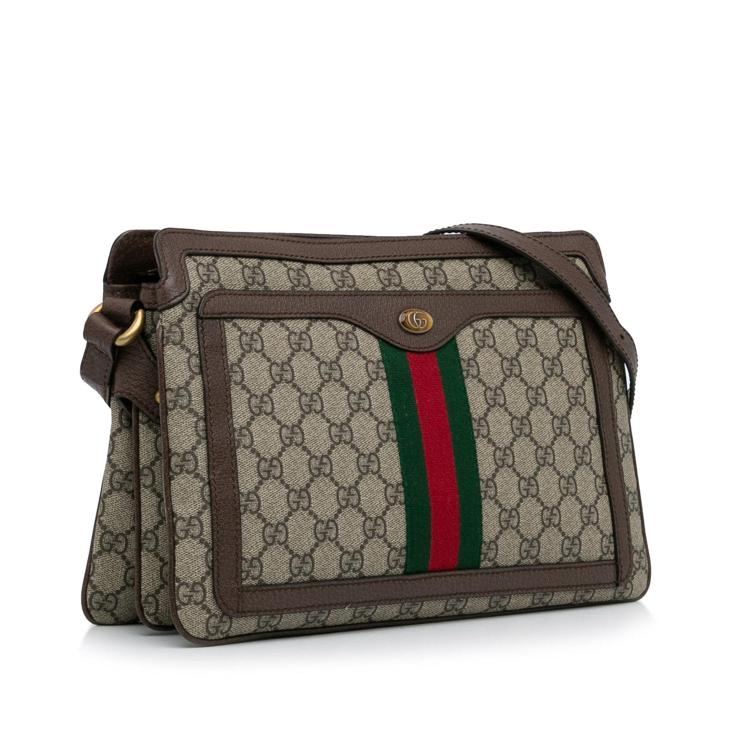Gucci Medium GG Supreme Ophidia Crossbody (nsUvLt)