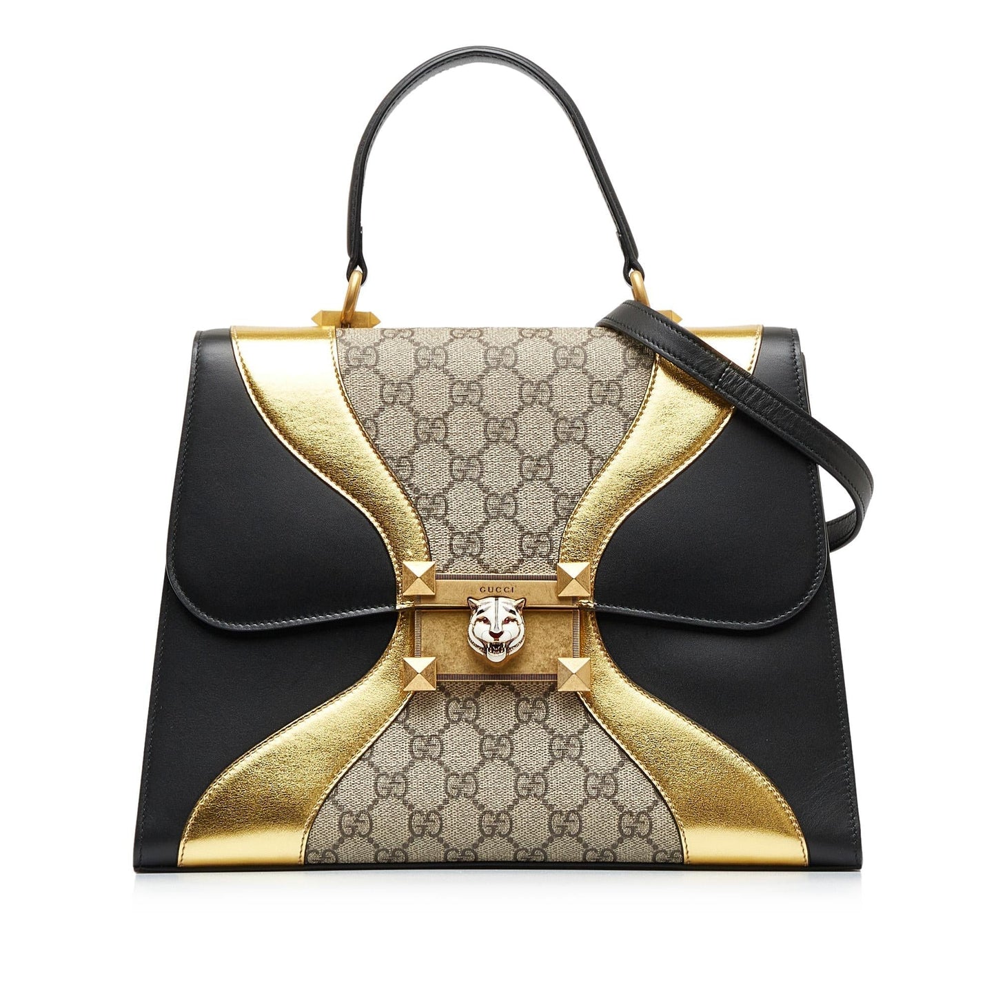 Gucci Medium GG Supreme Osiride Top Handle Bag (SiBVGy)