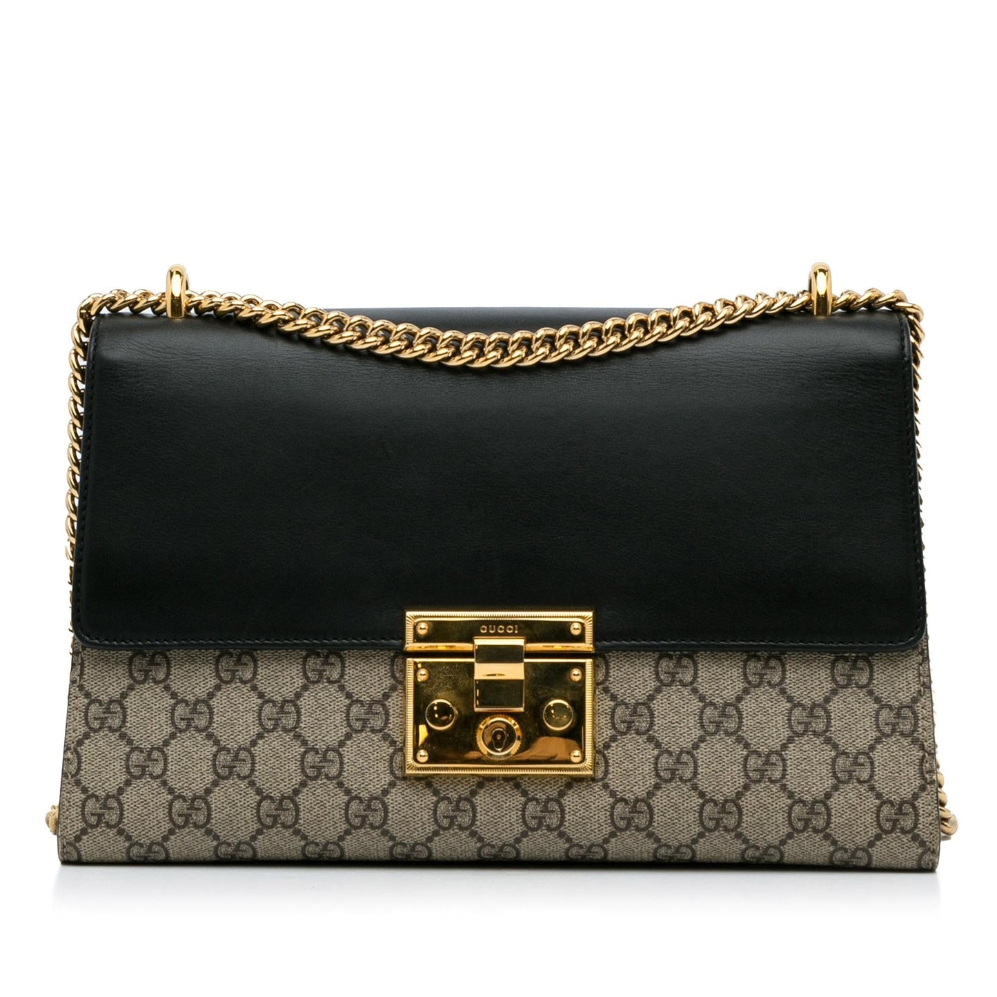 Gucci Medium GG Supreme Padlock Shoulder Bag (KEUkjB)
