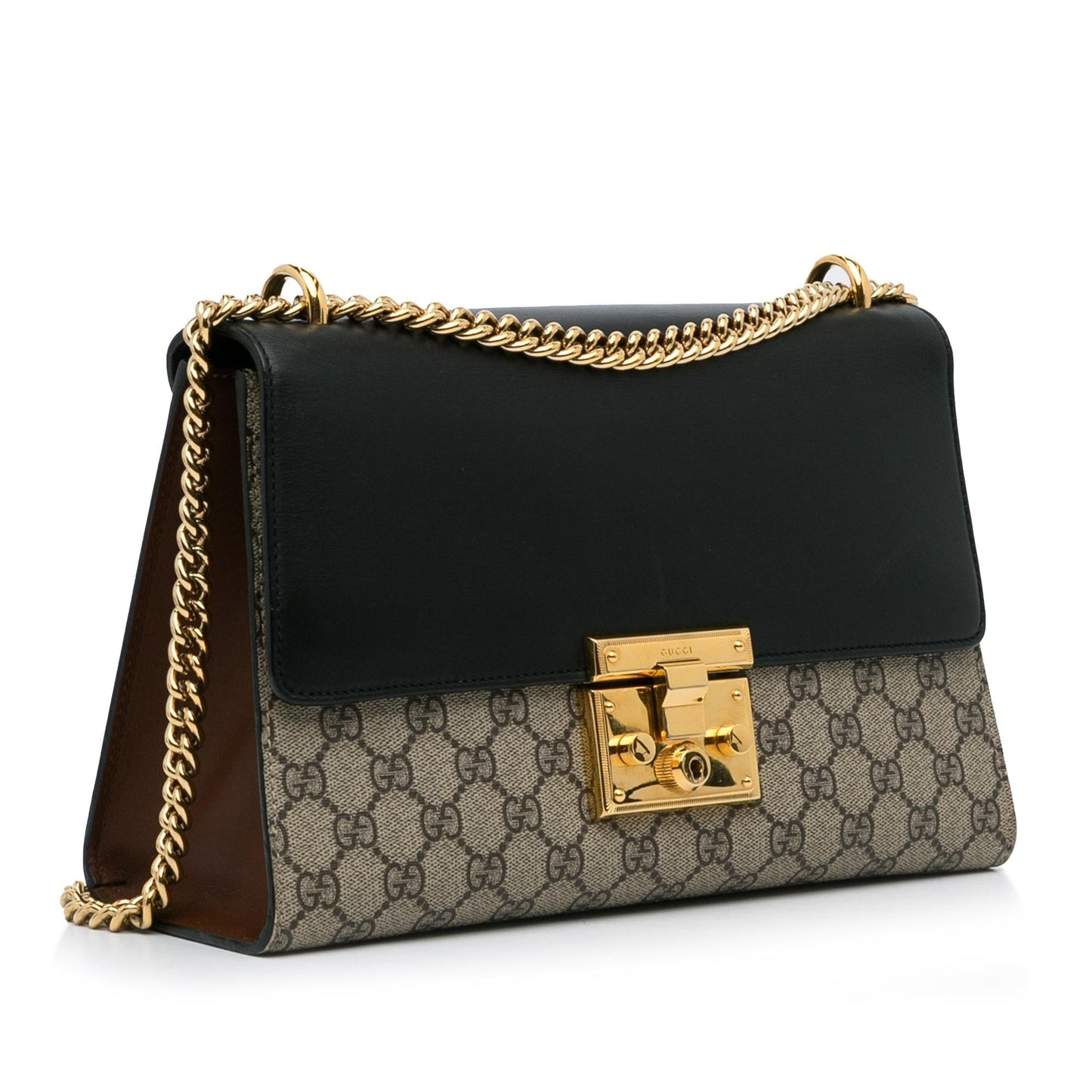 Gucci Medium GG Supreme Padlock Shoulder Bag (KEUkjB)