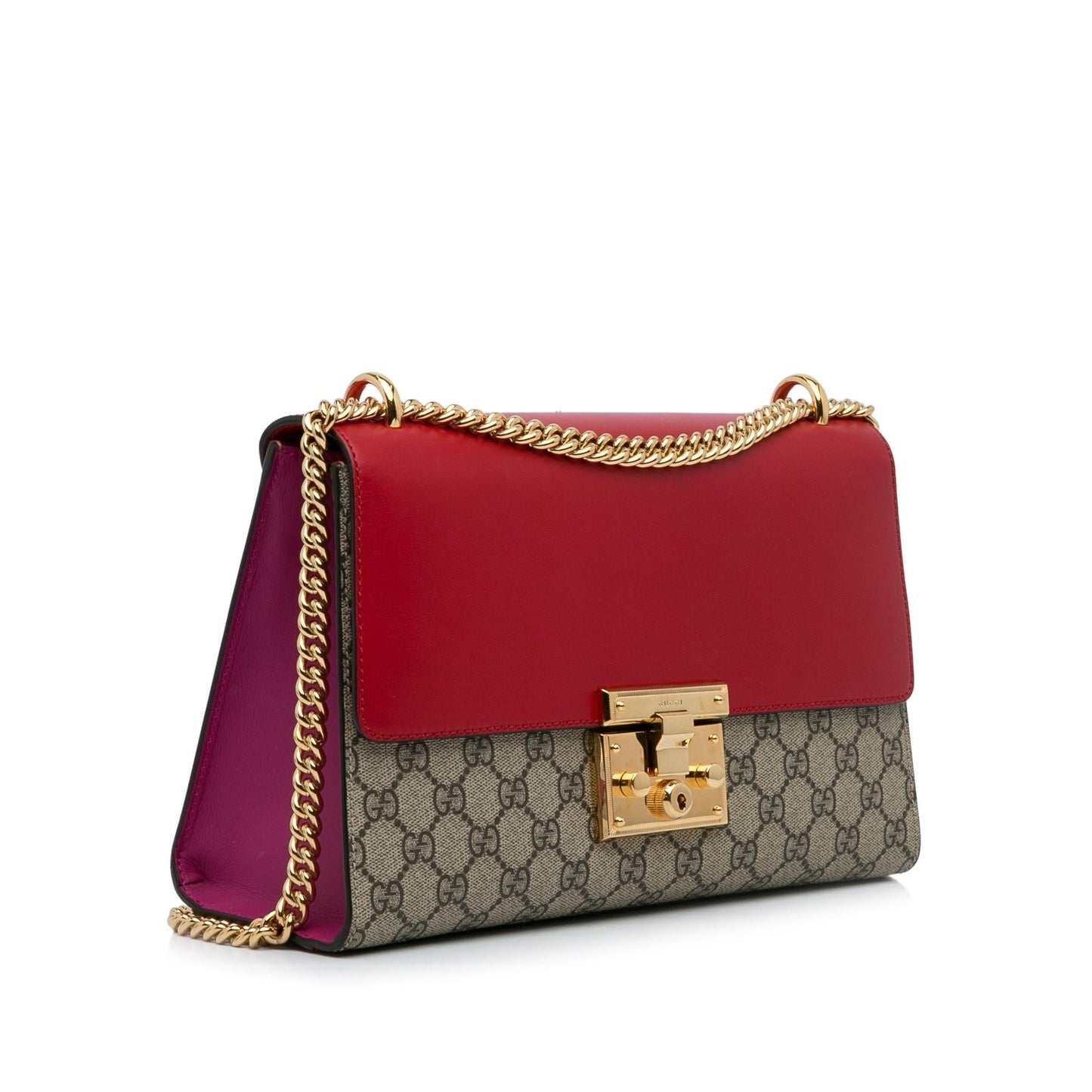 Gucci Medium GG Supreme Padlock Shoulder Bag (88VyD2)