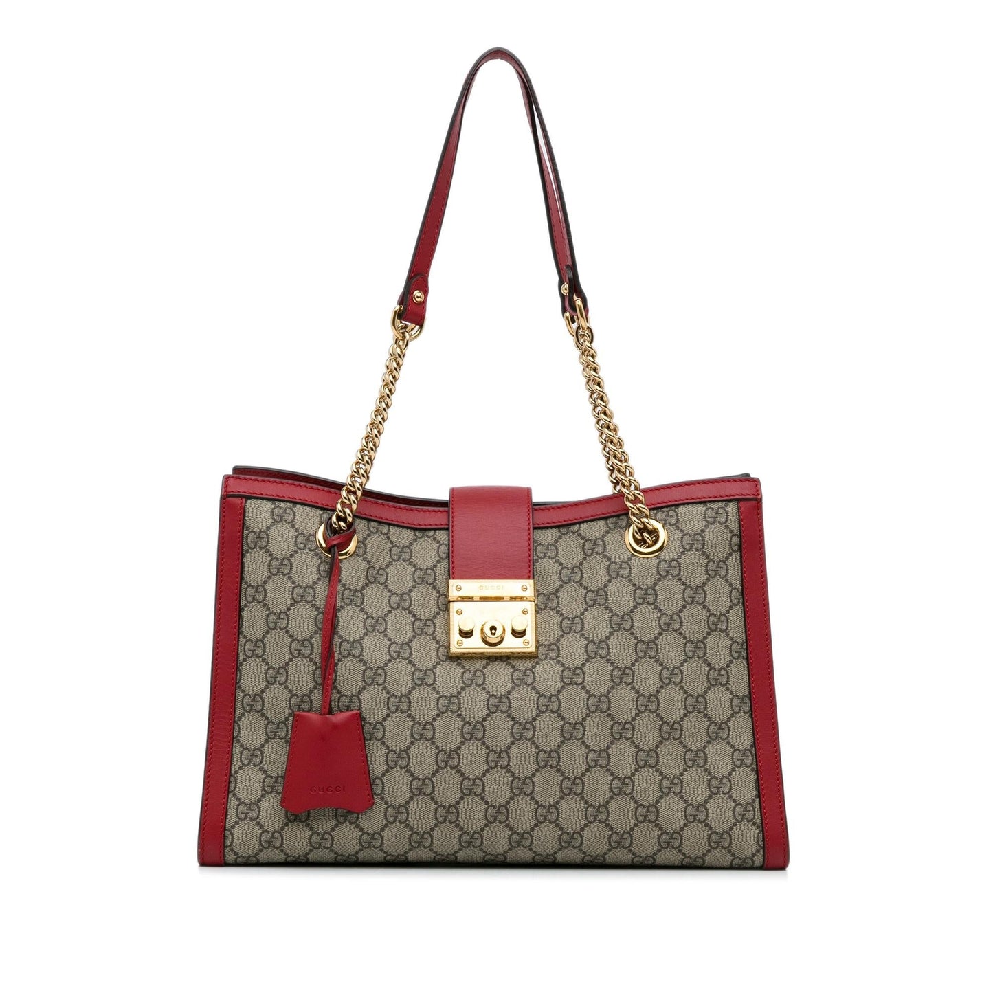 Gucci Medium GG Supreme Padlock Tote Bag (a8LoUy)