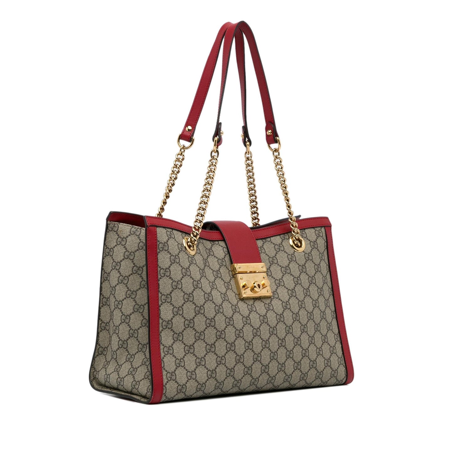 Gucci Medium GG Supreme Padlock Tote Bag (a8LoUy)