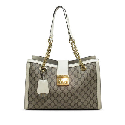 Gucci Medium GG Supreme Padlock Tote Bag (uagYvF)