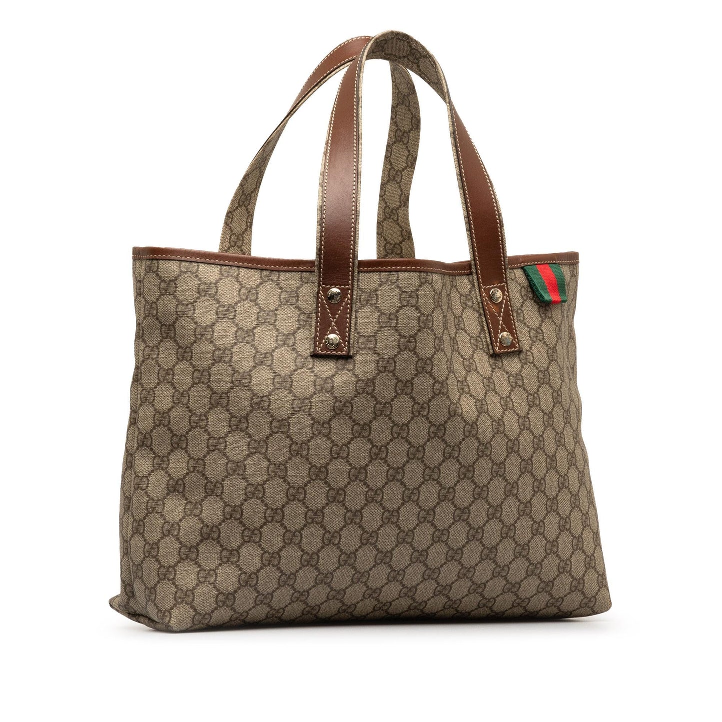 Gucci Medium GG Supreme Web Loop Tote Bag (Ew9uNi)