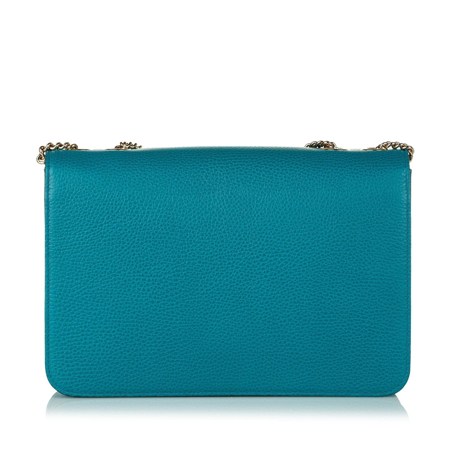 Gucci Medium Interlocking G Leather Crossbody Bag (SHG-32622)