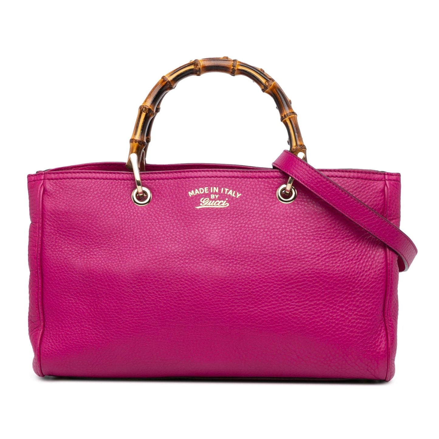 Gucci Medium Leather Bamboo Shopper Satchel (iVpsJb)
